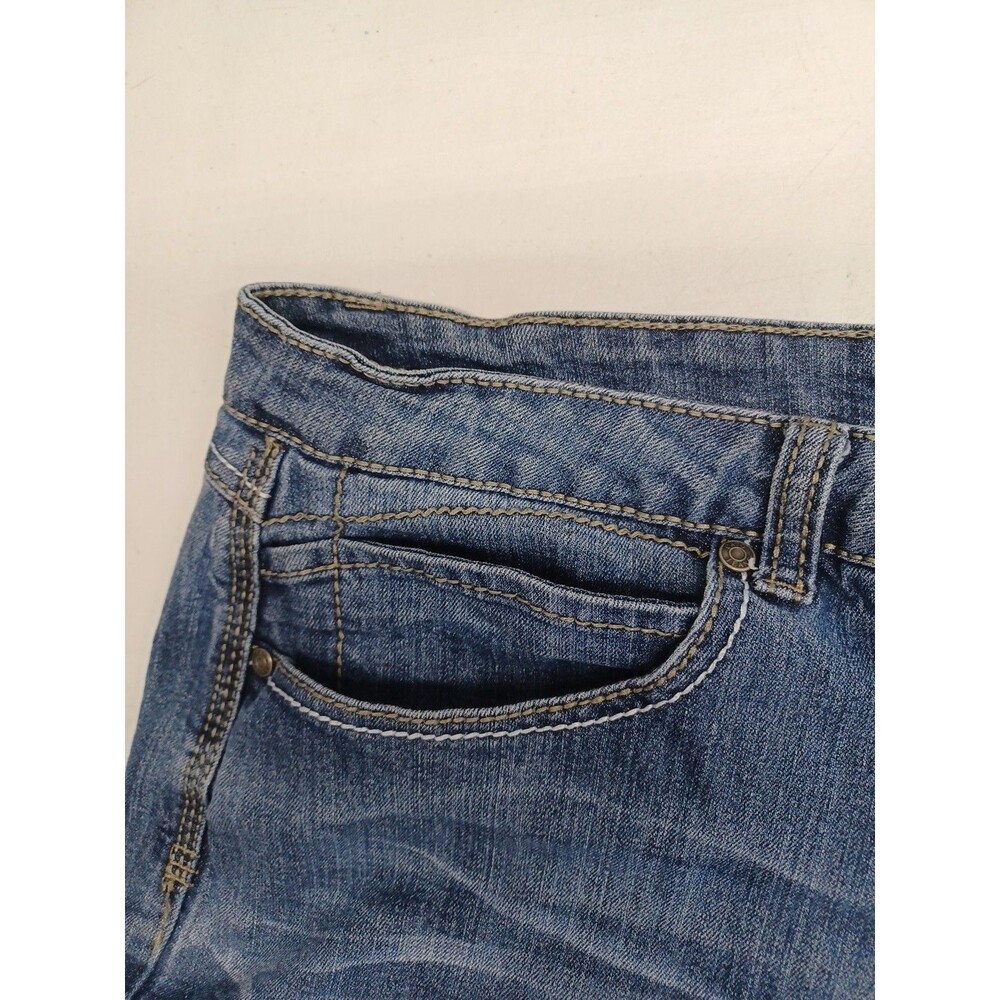 Cato Blue Capri Jeans Denim Women Sz 22W Flap Pockets - Picture 4 of 7